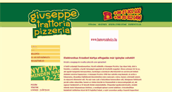 Desktop Screenshot of giuseppepizzeria.hu